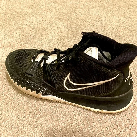 Nike | Shoes | Nike Kyrie 7 Black White Swoosh | Poshmark display picture 1